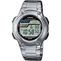 Casio Uhr W-212HD-1AVEF Herren Digitaluhr Armbanduhr Silber Watch NEU & OVP